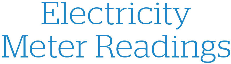 Electricity Meter Readings